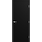 Sartodoors Firerated 90 Min Interior Door, 1888 Matte Black, Single Flush Panel Metal Frame Handle 30 x 80 Le FIRERATED1888ID-BLK-30-LH-O - alternate 1