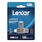 Lexar JumpDrive D400 USB 3.1 Flash Drive, 128 GB, Titanium LJDD400-128GBNU - alternate 1
