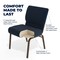 Flash Furniture Blue Dot Fabric Church Chair, PK4 4-FD-CH0221-4-GV-S0810-GG - alternate 7