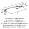 Amerock Vaile 6-5/16 inch (160mm) Center-to-Center Satin Nickel Cabinet Pull, 25PK 25VMP37232G10 - alternate 4