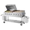 Koolmore 60 in. 8-Burner Commercial Outdoor Propane Gas Grill with 30 in. Roll Dome Cover and 30 in. Griddle CGKIT6-D30G30 - alternate 8