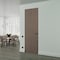 Sartodoors Hidden Door, Planum 0020 Grey Oak Concealed Metal Frame 32" x 84" Left-hand Outswing PLANUM0020MF-SD-32x84-LH-O - alternate 1
