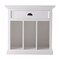 Homeroots 31" White Solid and Manufactured Wood Nightstand 397621 - alternate 1