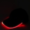 Elegani Night Runner LED Glow Hat - Red Light Up Baseball Cap with Adjustable Fit & 3 Light Modes PH-10196-RD - alternate 4