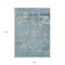 Homeroots 8' X 10' Teal Blue And Aqua Floral Washable Indoor Outdoor Area Rug 609519 - alternate 5