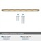 Amerock London 8 in 203 mm Center-to-Center Golden Champagne/Polished Chrome Cabinet Pull BP36663BBZ26 - alternate 5