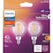 Signify Ultra Definition 40W Equivalent Soft White G16.5 Candelabra LED Decorative Light Bulb, 2PK 573303 - alternate 3