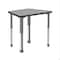 Correll Trapezoid 32 in W, 22 in L, 25 in to 35 in H, Particleboard, Gray Granite AD2232TF-TRP-15-13-09 - alternate 1