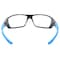 General Electric 04 Series Impact-Resistant Safety Glasses Clear Lens Black/Blue Frame 1 pk GE104C - alternate 6
