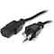 Startech.Com 10ft Power Cord, NEMA 5-15P to C13 Cable PXT1011010PK - alternate 1