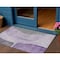Homeroots 3' X 5' Purple Eggplant And Gray Abstract Washable Indoor Outdoor Area Rug 582026 - alternate 1
