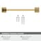 Amerock Exceed 6-5/16 in 160 mm Center-to-Center Champagne Bronze Cabinet Pull BP36883CZ - alternate 4