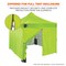 Ergodyne Lime Pop-Up Tent Zipper Door Sidewall - 10ft 6196 - alternate 6