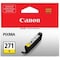 Canon CLI-271 Original Standard Yield Inkjet Ink Cartridge, Yellow CLI-271Y - alternate 1