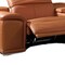 Homeroots Camel Italian Leather Power Reclining U Shaped Eight Piece Corner Sectional With Console 366354 - alternate 5