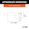 Curt Ball Mount, 8-1/4 in L, 2 in Drop, 2 in Dia Hitch Ball, Powder-Coated 45836 - alternate 5