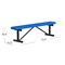 Leisure Craft Leisure Craft 6 FT Outdoor Bench without Back, Portable, Blue B6XPP-BLUE - alternate 7