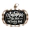 Homeroots Autumn The Years Last Loveliest Smile Pumpkin Shape Wall Art 416059 - alternate 1