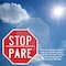 Signmission Stop Pare, 10 Inch X 10 Inch, Plastic Sign OC-P-10-6 - alternate 6
