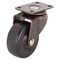 Prosource Swivel Caster, 2 in Dia Wheel, 3/4 in W Wheel, Rubber Wheel, Black, 90 lb, Steel Housing Material JC-D06-PS - alternate 3