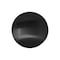 Laurey 1in Mushroom Knob - Wellington - Matte Black 12320 - alternate 3