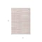 Homeroots 5' X 8' Pink And Ivory Abstract Washable Indoor Outdoor Area Rug 613116 - alternate 8