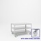Pucel Mobile Table, 48 in W x 30 in D x 30 in H, Three Shelf, Gray MT-3048-3S - alternate 1
