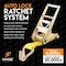 Xpose Safety Ratchet Straps Heavy Duty, 4 In x 30 FT Tie Down Straps Ratchet Operated with Double J Hooks RTD430-DJH-1-X - alternate 5