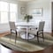 Homeroots 8' Taupe Gray And Black Round Abstract Washable Indoor Outdoor Area Rug 603691 - alternate 8