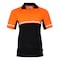 Dome75 Safety Shirt, Enhaced Visibility, Polyester, HiVis Orange/Black Bottom, 5X OSP4742 - alternate 5