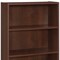 Homeroots 36" Brown Wood Adjustable Bookcase 355728 - alternate 5