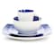 Gibson Elite Soho Lounge 16 Piece Stoneware Dinnerware Set in Cobalt 131782.16R - alternate 8