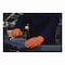 Gloveworks By Ammex Ultra Industrial Flock-Lined Nitrile Disposable Gloves, Medium, 8 mil Thick, 9.06" L, Orange, 500PK GWUOFN44050 - alternate 7