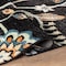 World Rug Gallery Floral Medallion Runner Rug 2 ft 3 in x 8 ft Black WR143BLACK2X8 - alternate 4