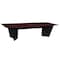 Regency Array Conference Tables, 120 W, 48 L, 29 H, Wood Top, Mahogany ACT12048MHBK - alternate 1
