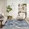 Homeroots 9' X 12' Navy Blue And Ivory Floral Indoor Outdoor Area Rug 551475 - alternate 8