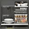 Wrightmaster 39.4 in. Stainless Steel 1-Compartment Commercial Kitchen Sink with Faucet and Dual Storage Shelves ZR-217248 - alternate 7
