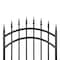 Nuvo Iron 33in Wx56in H Tiger Eye Gate Arched Rails, 36in W Openings, Self Close Hardware w/Double Side Handle ITGA3356 - alternate 8