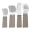 Martha Stewart Garden Cottage 16 Piece Stainless Steel Flatware Set in Taupe 129077.16 - alternate 7