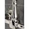 Kingston Brass Two-Handle Wall Mount Bridge Kitchen Faucet, Polished Nickel KS1266PKL - alternate 6