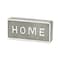 Homeroots 4" Gray And White Metal Home Hand Painted Tabletop Sign 635388 - alternate 7