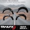 Trailfx TrailFX TFF3002S; Fender Flare; Injected Polypropylene; With Polished Stainless And Black Steel TFF3002S - alternate 5