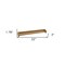 Homeroots 22in Traditional Solid Teak Towel Bar 475856 - alternate 5
