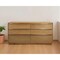 Homeroots 72" Brown Solid Wood Six Drawer Double Dresser 555431 - alternate 10