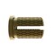 Zoro Select Press Insert, M6-1.00 Int Thrd Sz, 12.7 mm L, 8.280 mm Dia., Brass, Plain, 25 PK 260-M6-BR-PK25 - alternate 2