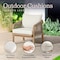 Alaterre Furniture Alaterre Lusso Outdoor Patio Chair with Cushions and Rope Accent Natural Finish Design 80-OUTD-LUSSO-CH - alternate 6