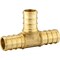Thrifco Plumbing 1" x 1" x 3/4" Brass Reducing Tee Lead Free F1807 - (PEX B) 7910245 - alternate 2