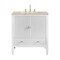 James Martin Vanities Myrrin 30" Single Vanity, Bright White w/ 3 CM Tajnar Eclos Top 485-V30-BW-3TJR - alternate 1