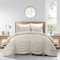 Homeroots Beige King Polyester 180 Thread Count Washable Down Comforter Set 528954 - alternate 7