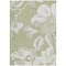 Homeroots 5' X 8' Artichoke Green Ivory And Taupe Floral Washable Indoor Outdoor Area Rug 589519 - alternate 8